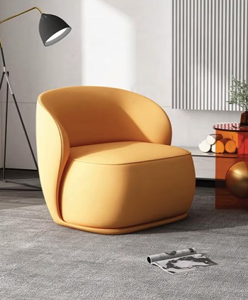 SOFA ACCENT ANTIBES SF2556 FABRIC ORANGE W800 D700 H750 MM