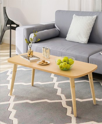 LIVING CENTRE TABLE TRICIA MDF/MELAMINE :BEECH TOP REF CT3B