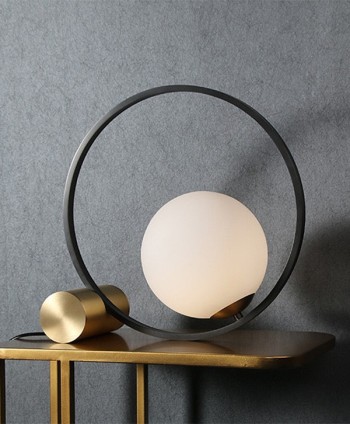 DECO LAMP TABLE MARGA TL-A069 400*400 BLACK GOLD