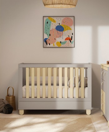 BEDROOM CRIB NEW ROPE REF 61742 2X1 W1338 H 935D 778 MM (MATTRESS 1300X700MM)