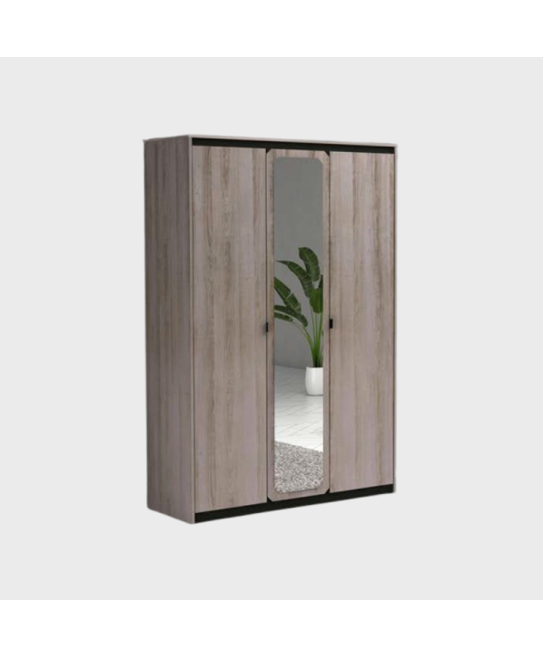 3 DR WARDROBE WITHOUT MIRROR L1200 W570 H1800 MM