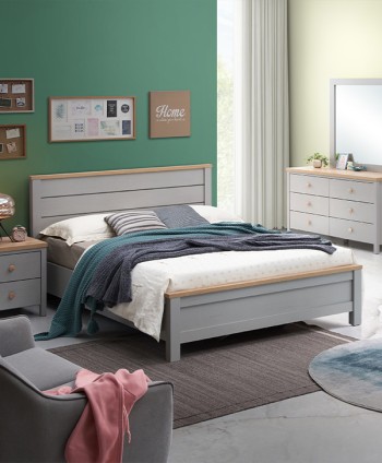 BEDROOM QUEEN BED VINCI II W1500 *1900 MM