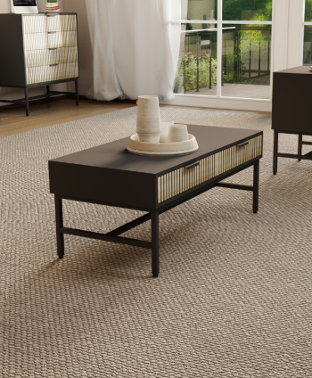 LIVING COFFEE TABLE WEILAN 1000*480*400 MM  PB BOARD LAMINATED WITH MELAMINE CJ-N2405