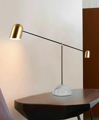 DECO LAMP TABLE BECCA TL-A251 570*420 BLACK+COPPER