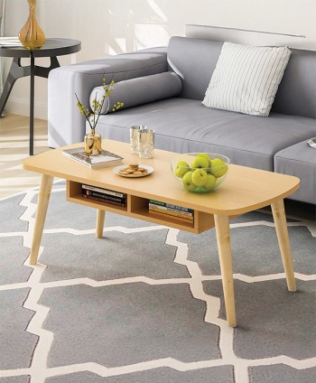 LIVING CENTRE TABLE OBIS MDF/MELAMINE :BEECH TOP REF CT3A