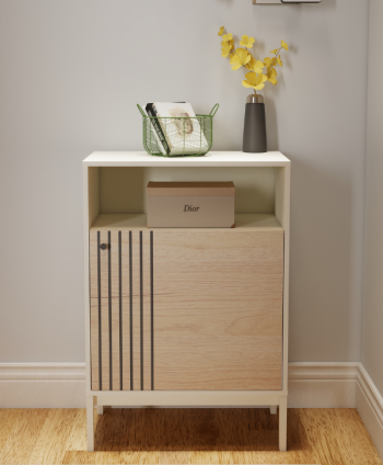 LIVING CABINET YUE 600*400*900 MM PB MELAMINE BOARD  BS-N2408B1