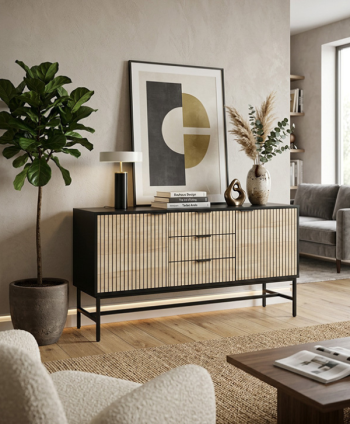 LIVING SIDEBOARD  WEILAN 1500*400*747 MM PB MELAMINE BOARD  BS-N2405