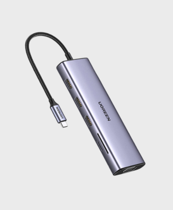 UGREEN USB-C TO HDMI(4K@30HZ)+VGA+3*USB-A3.0+GIGABITRJ45+SD/TF+3.5MM+PD(100W)