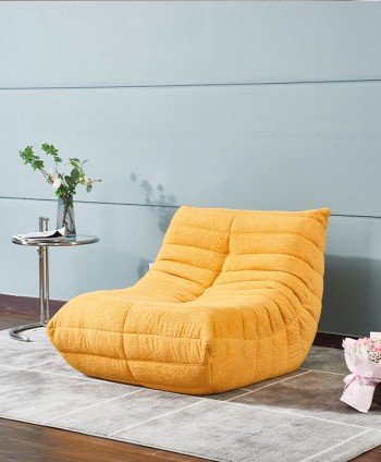 SOFA SINGLE STR TOGO YF407-1  YELLOW