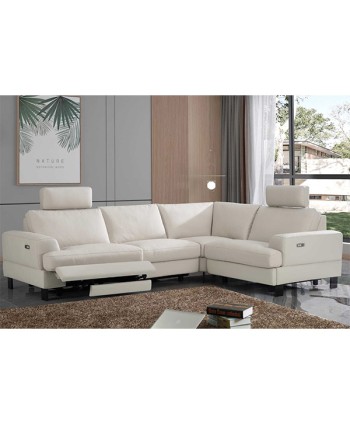 SOFA L SHAPE PORTOBELLO K2383 WITH 2 MOTORS W2030 D950 H970 MM