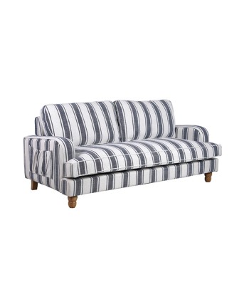 SOFA 3 STR ASTORIA PL3083-T W1880*D980*H800MM LINEN FABRIC BLUE