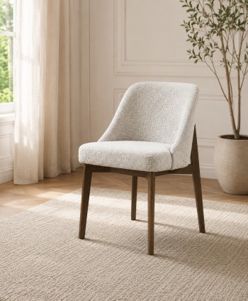 DINING CHAIR DINO SOLID RUBBERWOOD H830XW575XD595MM  IVC-1412