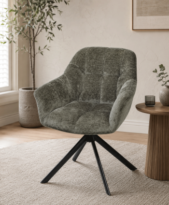 DINING CHAIR DELTA F596PZ010KD W650*D660*H830(MM)