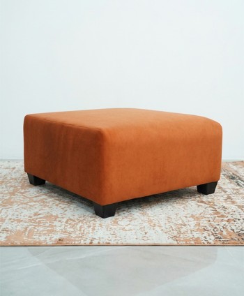 SOFA MODULAR OTTOMAN LEXINGTON MICROFIBRE BLUE L900XD900XH400 MM TSM