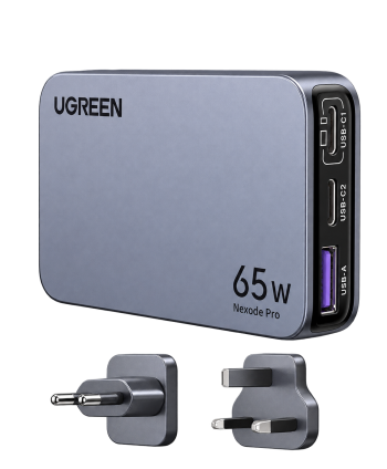 UGREEN NEXODE PRO 65W 3-PORT GAN ULTRA-SLIM FAST CHARGER