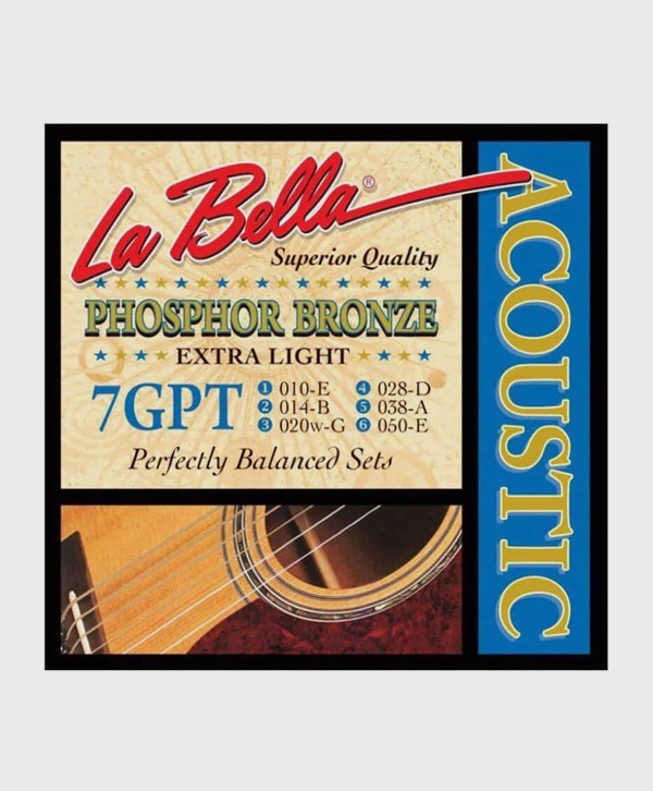 LABELLA GUITAR STRINGS - SET AC.GTR PB X-LITE