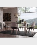 DOGTAS DIAMOND CHAIR GK:6003 AR:MARIBO WALNUT