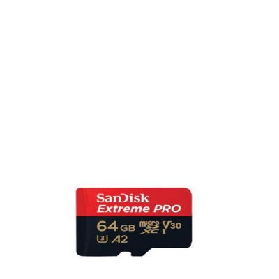 SANDISK EXTREME PRO MICROSDXC 64GB + SD ADAPTER + RESCUEPRO DELUXE 170MB/S A2 C10 V30 UHS-I U3