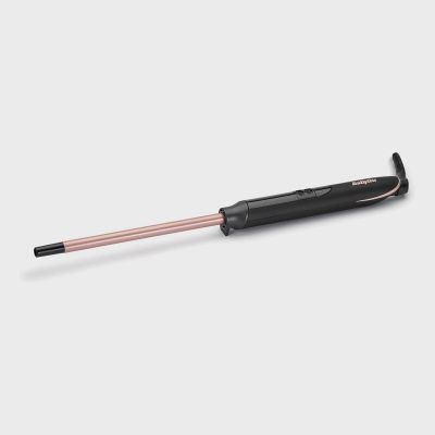 BABYLISS CURLING WAND 10 MM BLACK WITH PINK SPARKLE FINISH                                          