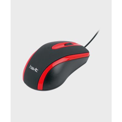 HAVIT MOUSE WITH WIRE HV-MS753 RED & BLACK MCMS753RBK