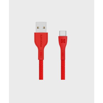 PROMATE POWERBEAM-C.RED 1.2M USB-C CABLE