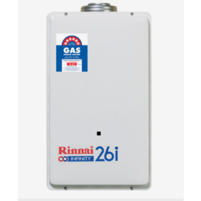 RINNAI GAS WATER HEATER 26L INDOOR REUV26F